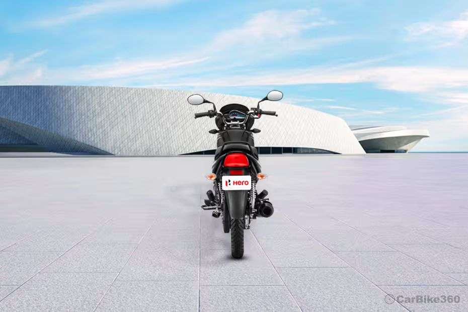 Hero Super Splendor Rear View Hero Super Splendor Rear View