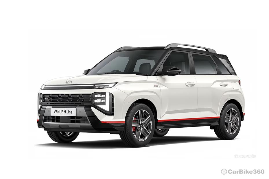 Hyundai New Venue N Line Atlas White with Abyss Black Roof Hyundai New Venue N Line Atlas White with Abyss Black Roof