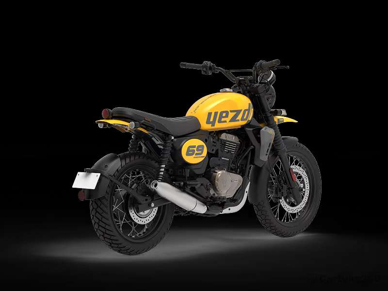 Yezdi Motorcycles Scrambler Right Rear Three Quarter View Yezdi Motorcycles Scrambler Right Rear Three Quarter View