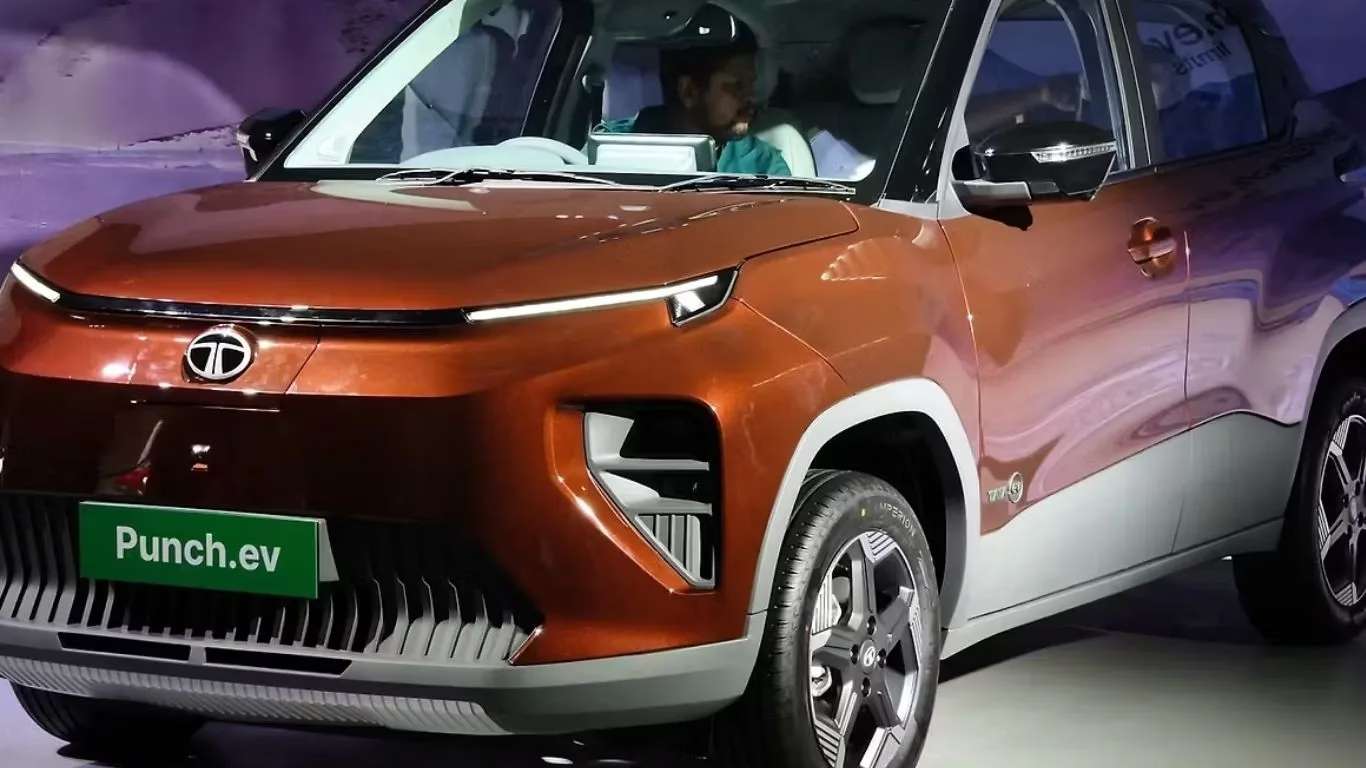 Tata Punch EV Front View Design Tata Punch EV Front View Design