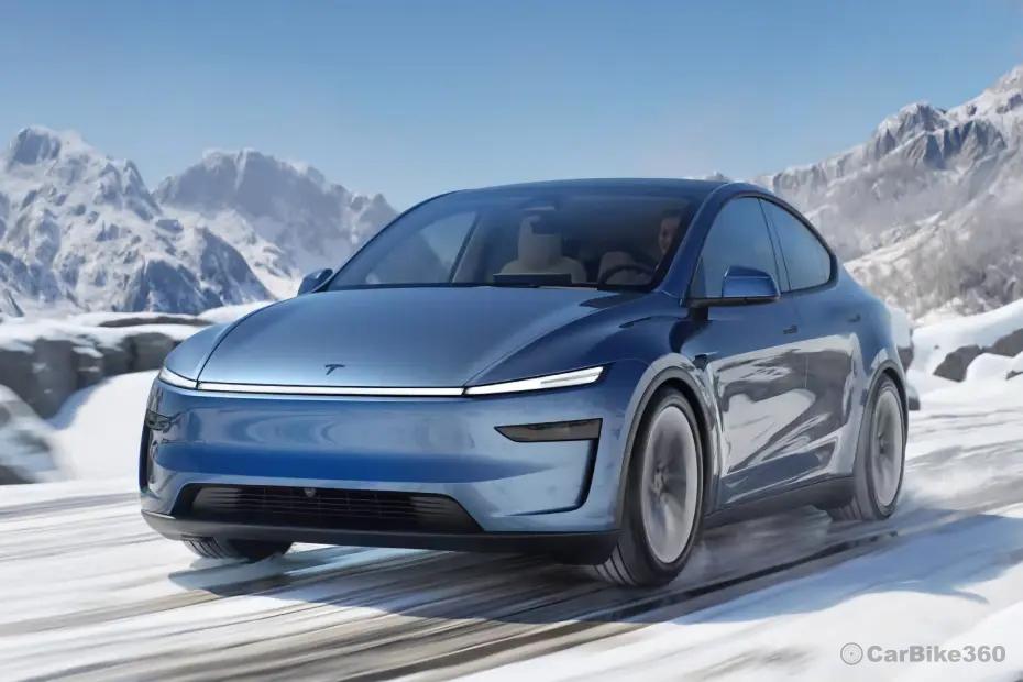 Tesla Model Y Left Front Three Quarter Tesla Model Y Left Front Three Quarter