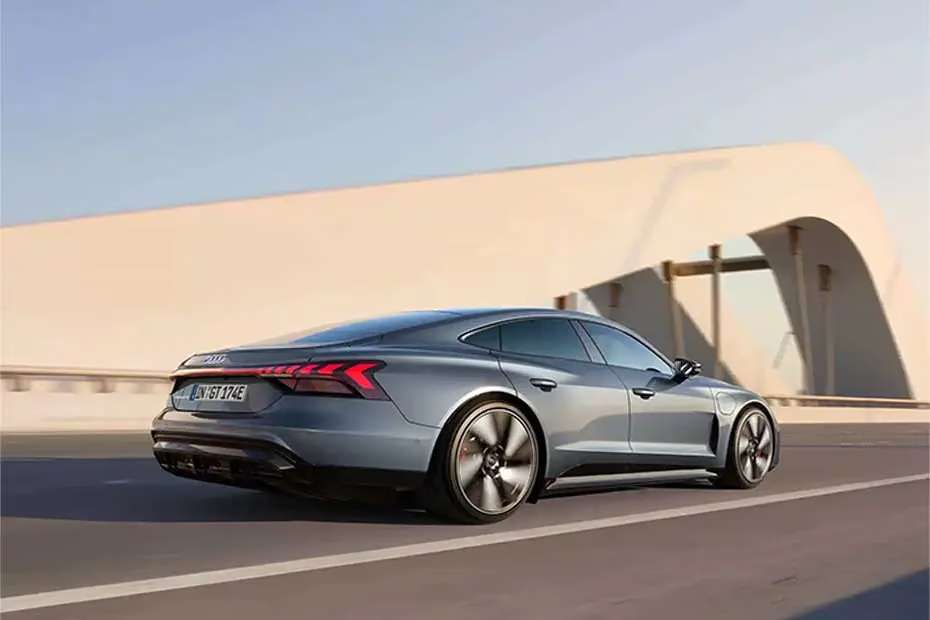 Audi E-tron GT Right Side Rear View Audi E-tron GT Right Side Rear View