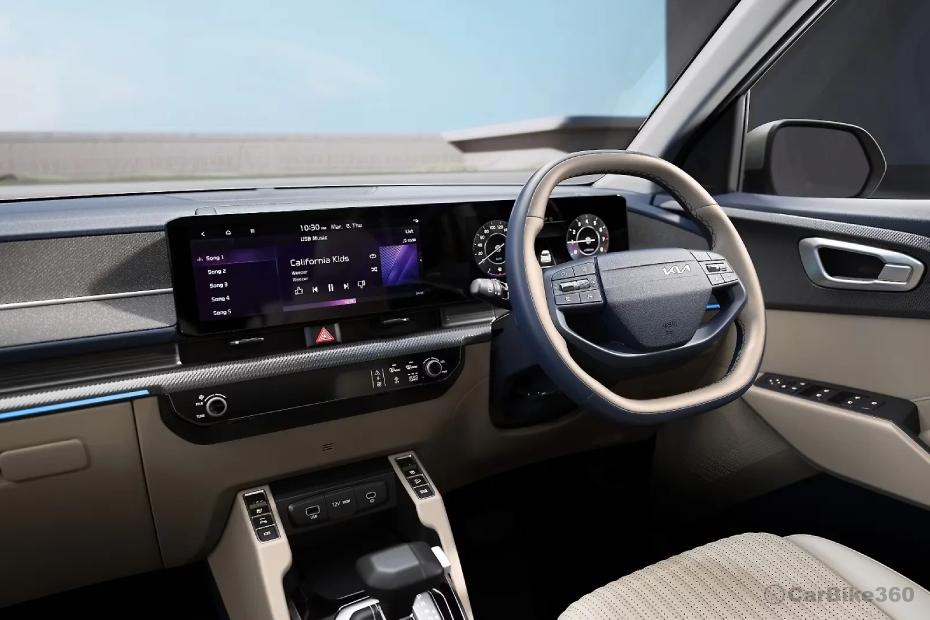 Kia Carens Clavis Dashboard Side View Kia Carens Clavis Dashboard Side View