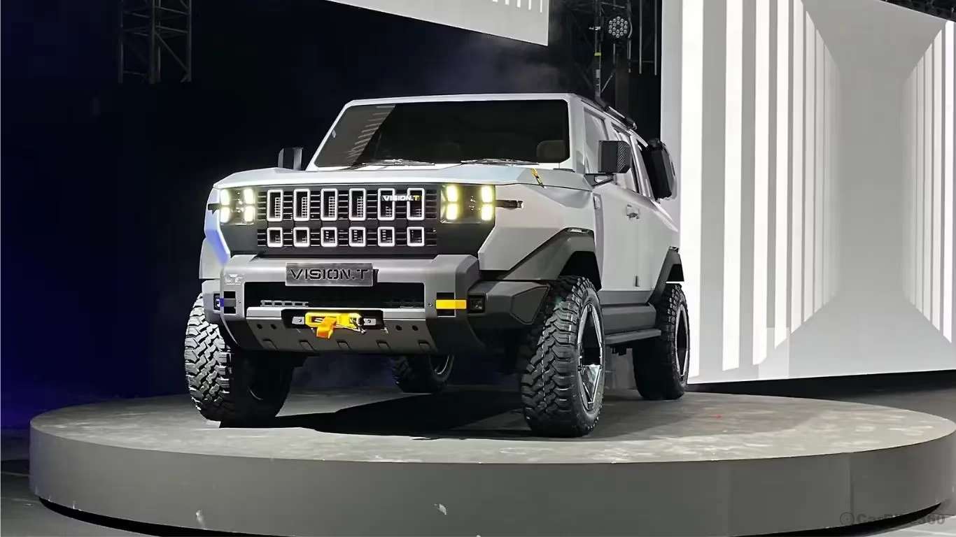 Mahindra Vision T Concept Breaks Cover: Thar-Inspired SUV Ready to Electrify Future Roads Audio