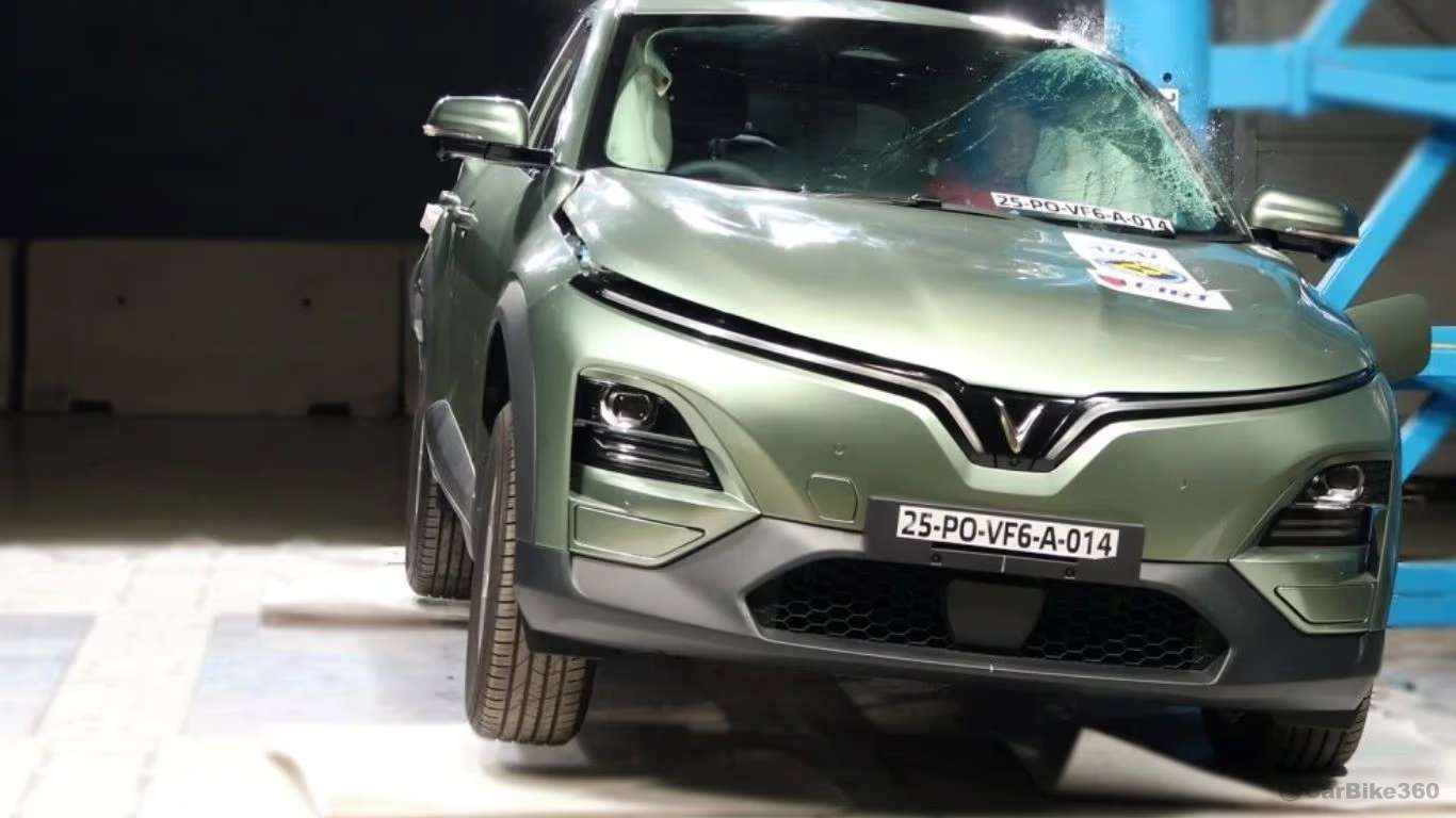 VinFast VF6 and VF7 Secured 5-Star Bharat NCAP Safety Ratings: Check Details Here! Audio