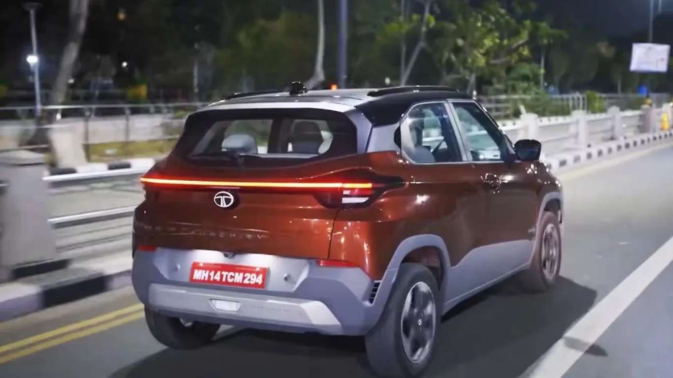 Tata Punch EV Empowered rear design view