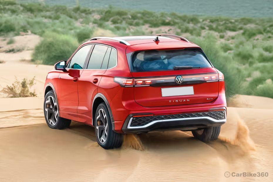 Volkswagen Tiguan R-Line Left Rear Three Quarter Volkswagen Tiguan R-Line Left Rear Three Quarter