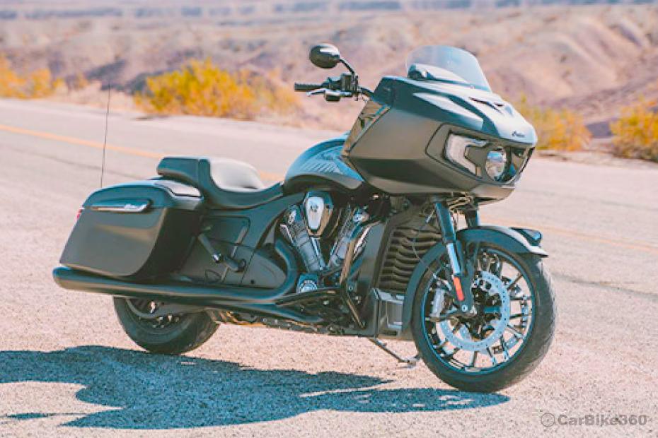 Indian challenger left front three quarter Indian challenger left front three quarter