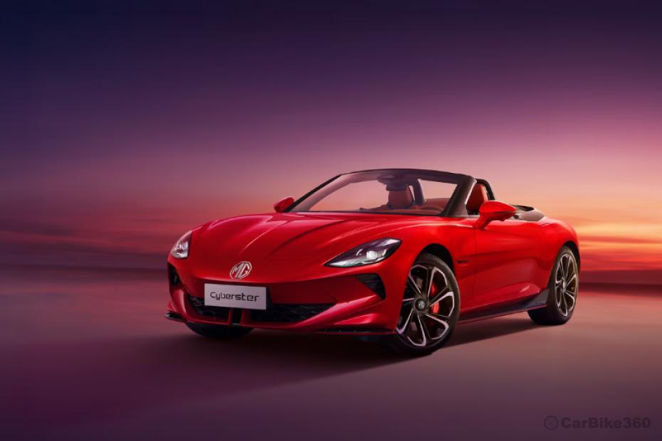 MG Cyberster Left Front Three Quarter MG Cyberster Left Front Three Quarter