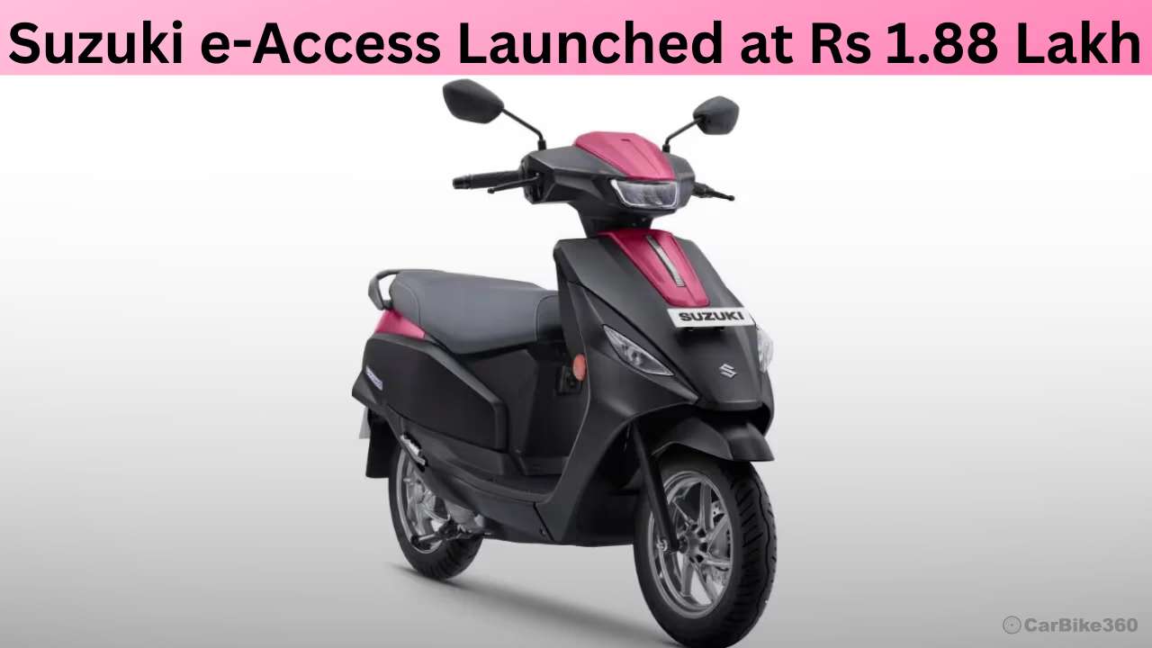 Suzuki e-Access Launched in India at Rs 1.88 Lakh; Bookings Open Audio