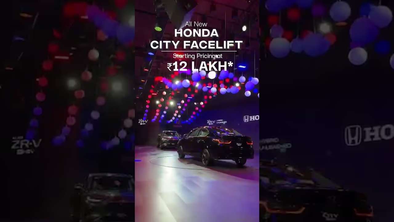 New Honda City Facelift 2026. Price Starts at ₹12 Lakh New Honda City Facelift 2026. Price Starts at ₹12 Lakh