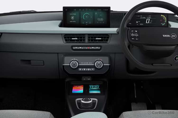 Tata Tiago EV Dashboard Controls Tata Tiago EV Dashboard Controls