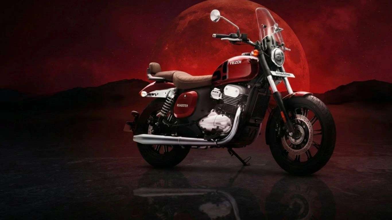 Yezdi Roadster Red Wolf Edition Design