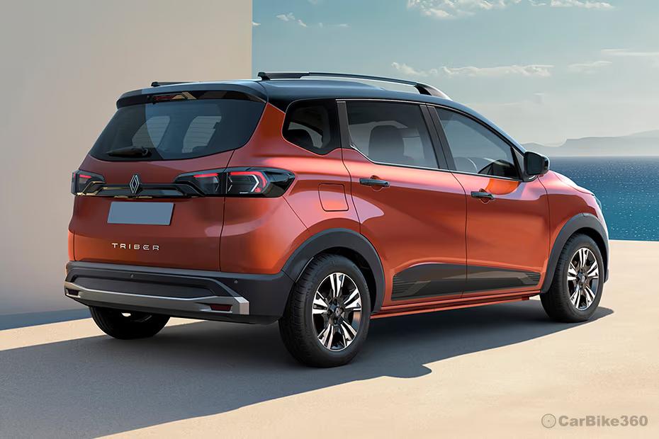 Renault Triber 2025 Rear Right Three Quarter View Renault Triber 2025 Rear Right Three Quarter View