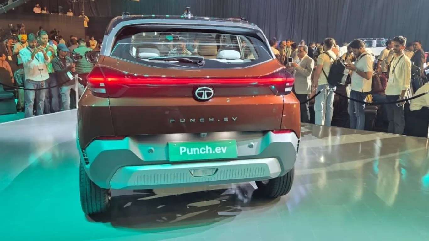 Tata Punch EV Facelift rear view