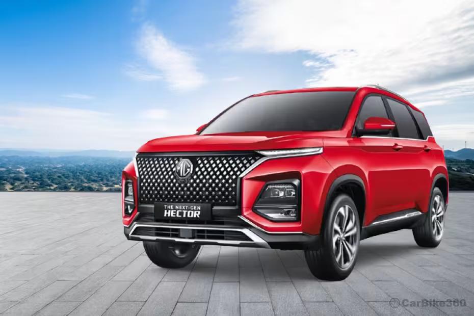 MG Hector Left Front Three Quarter MG Hector Left Front Three Quarter