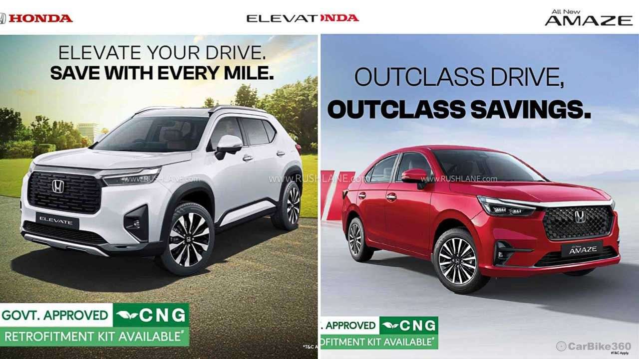 Honda Elevate & Amaze Get CNG Options With Retrofit Kits from Dealership Audio