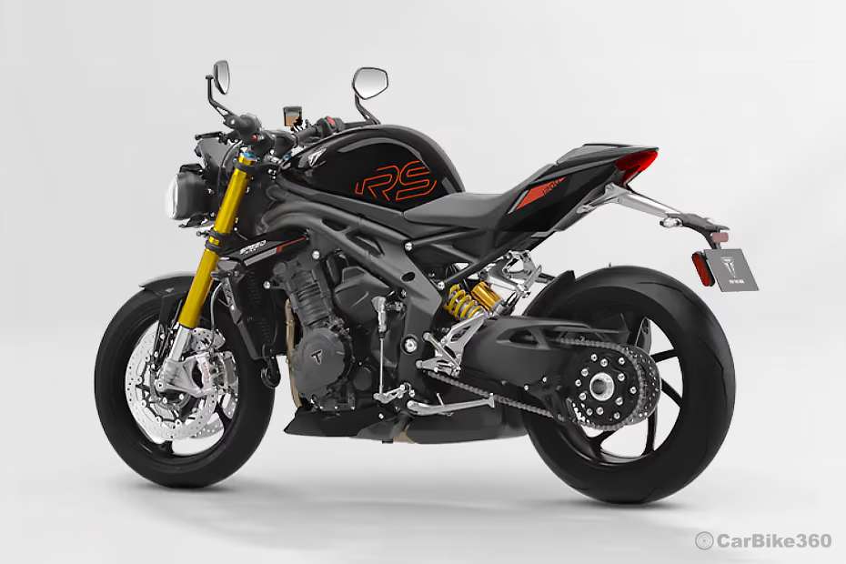Triumph Speed Triple 1200 Rear Left Three Quarter View Triumph Speed Triple 1200 Rear Left Three Quarter View
