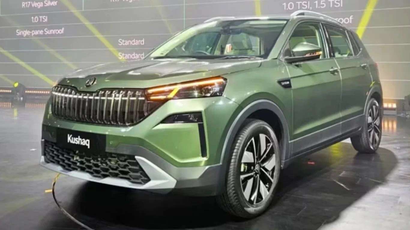 Skoda Kushaq Facelift Side View