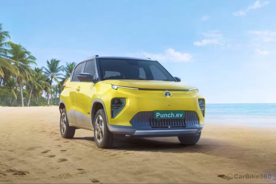 Tata Punch EV Facelift Right Front Three Quarter Tata Punch EV Facelift Right Front Three Quarter