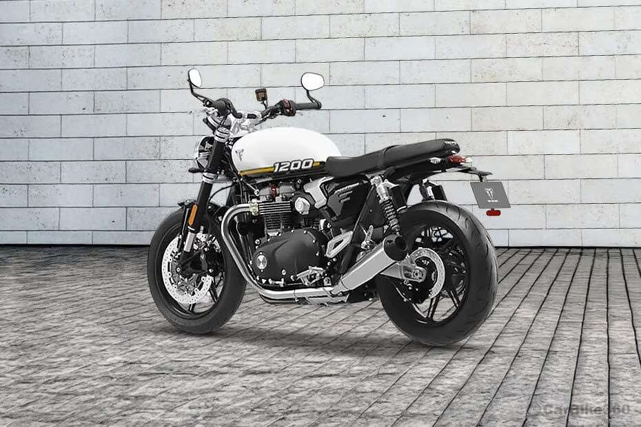 Triumph Speed Twin 1200 Rear Left Three Quarter View Triumph Speed Twin 1200 Rear Left Three Quarter View