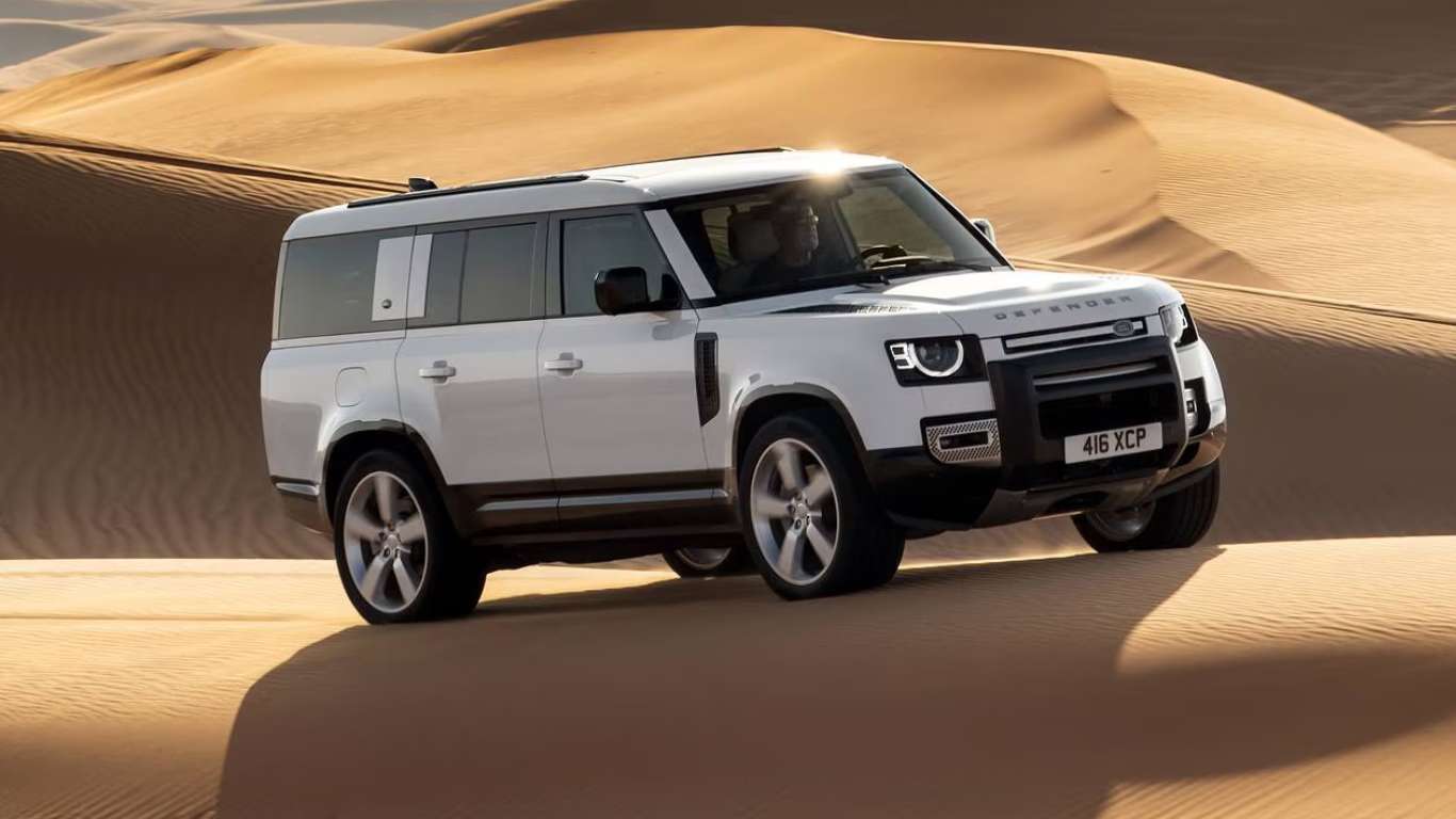 2025 लैंड रोवर डिफेंडर 110 P400 X-Dynamic SE 4dr SUV एक्सटीरियर दिखाया गया है 2025 लैंड रोवर डिफेंडर 110 P400 X-Dynamic SE 4dr SUV एक्सटीरियर दिखाया गया है