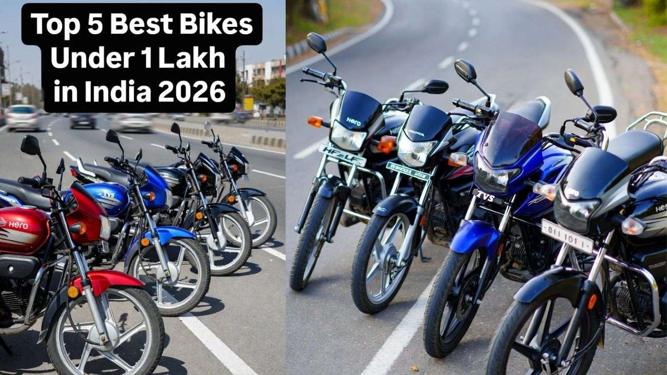 Top 5 Best Bikes Under 1 Lakh in India 2026