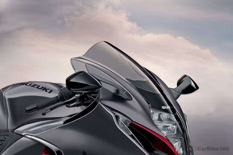 Suzuki Hayabusa Windshield View Suzuki Hayabusa Windshield View