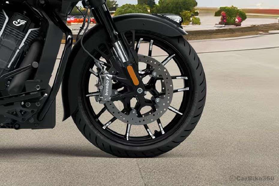 Indian Roadmaster Front Tyre View Indian Roadmaster Front Tyre View