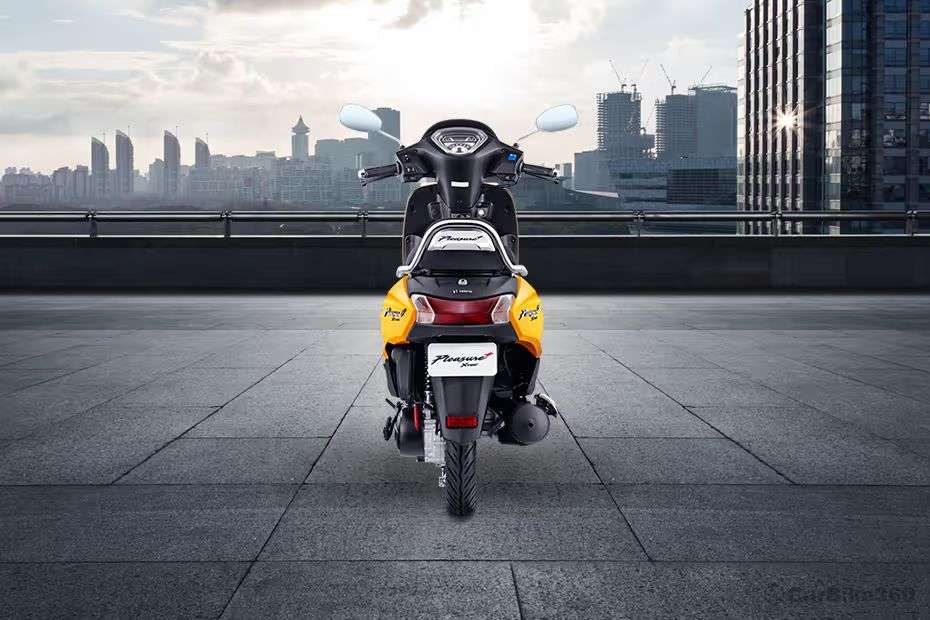 Hero Pleasure Plus Rear View Hero Pleasure Plus Rear View