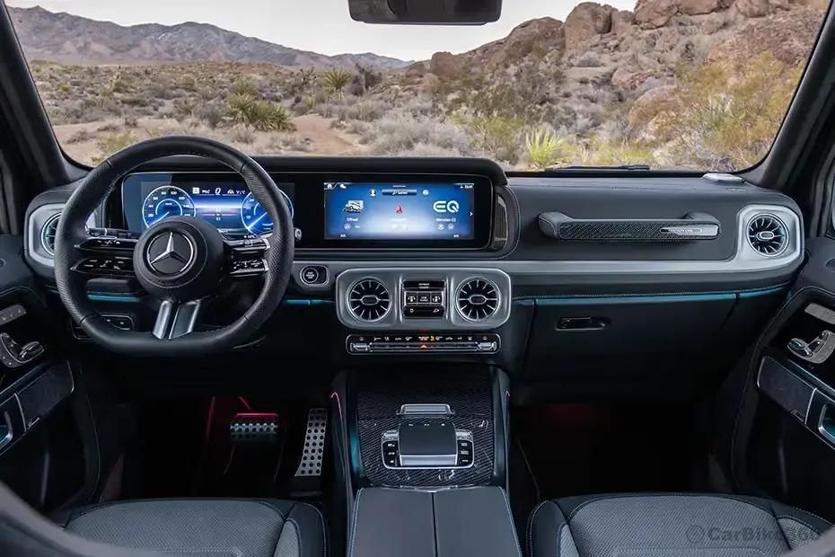 मर्सिडीज-बेंज जी 580 इंटीरियर, कम्फर्ट और इंफोटेनमेंट मर्सिडीज-बेंज जी 580 इंटीरियर, कम्फर्ट और इंफोटेनमेंट