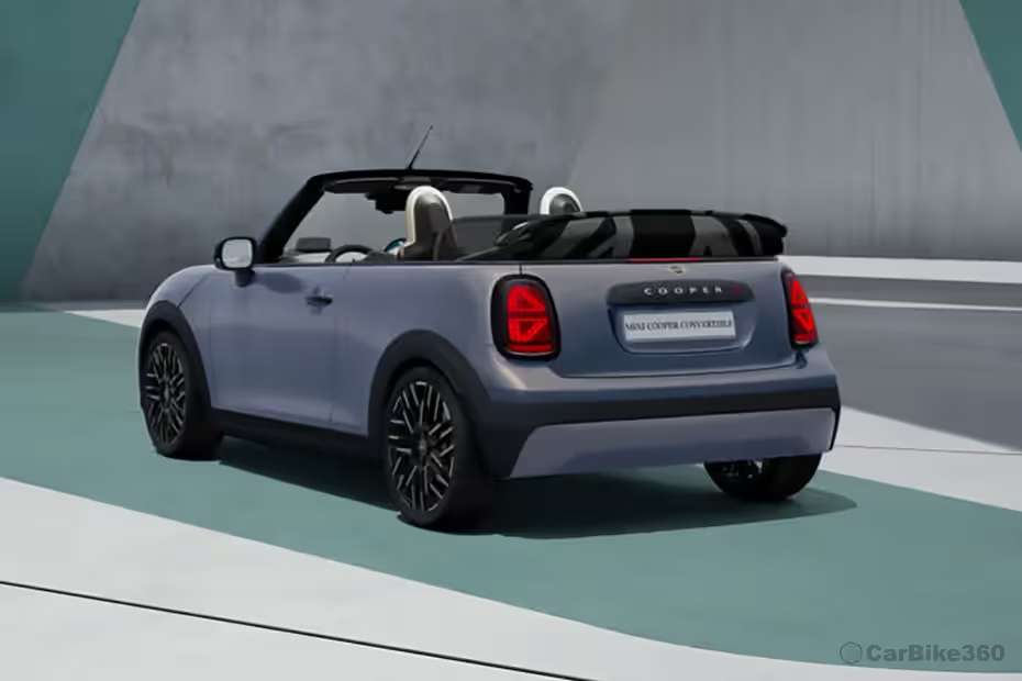 Mini Cooper S Convertible Rear Left Three Quarter View Mini Cooper S Convertible Rear Left Three Quarter View