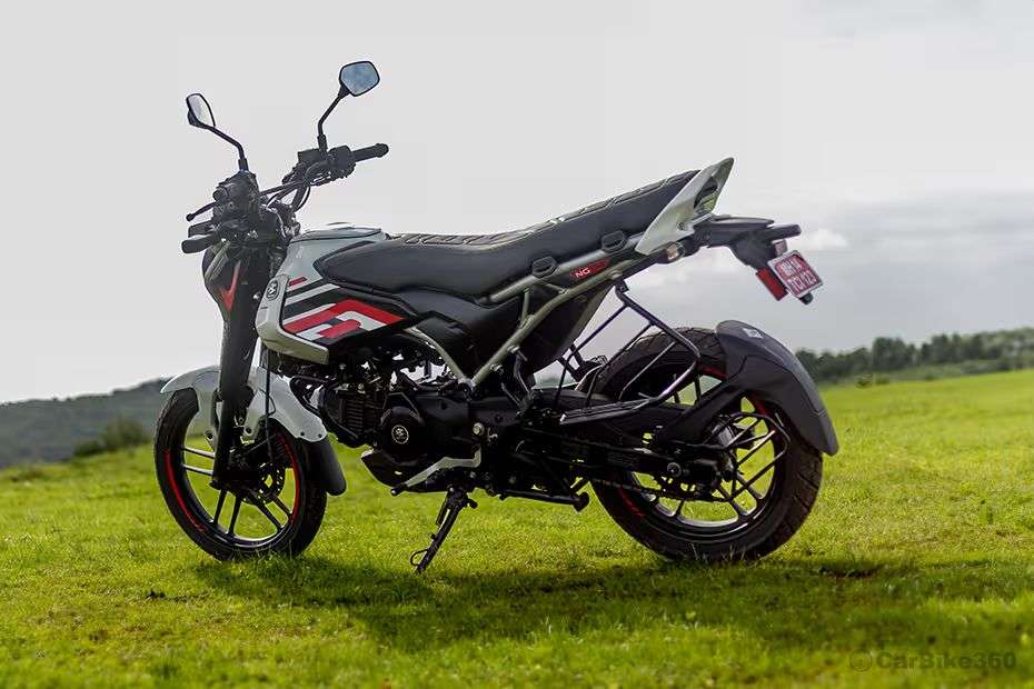 Bajaj Freedom 125 Rear Left View Bajaj Freedom 125 Rear Left View