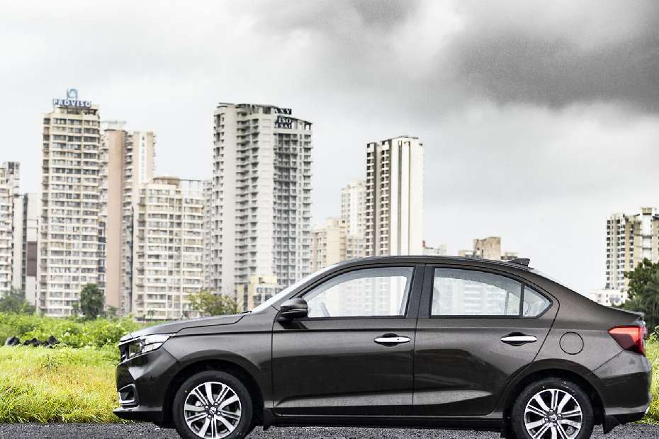 Honda Amaze 2nd Gen Left Side View Honda Amaze 2nd Gen Left Side View