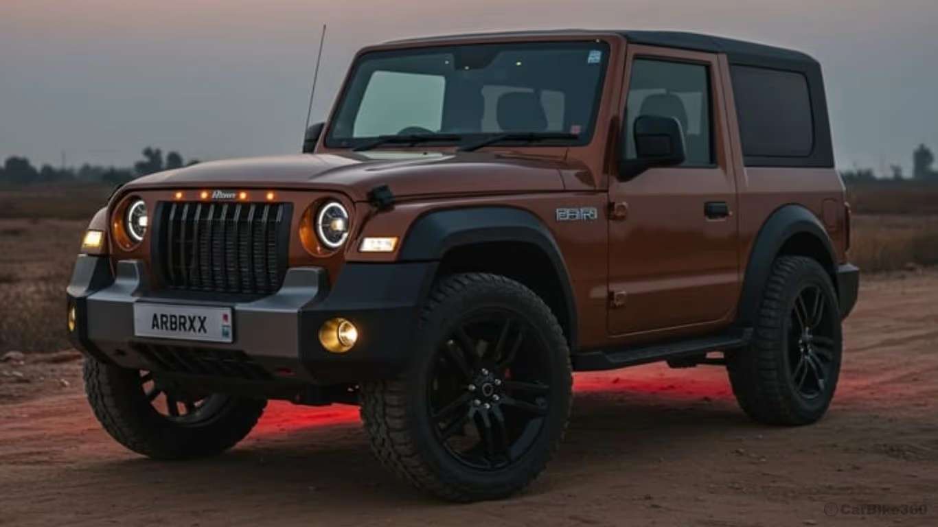 Unleash Your Thar's Wild Side: First Look at Custom Facelift with 'Angry Bird' Grille! Audio