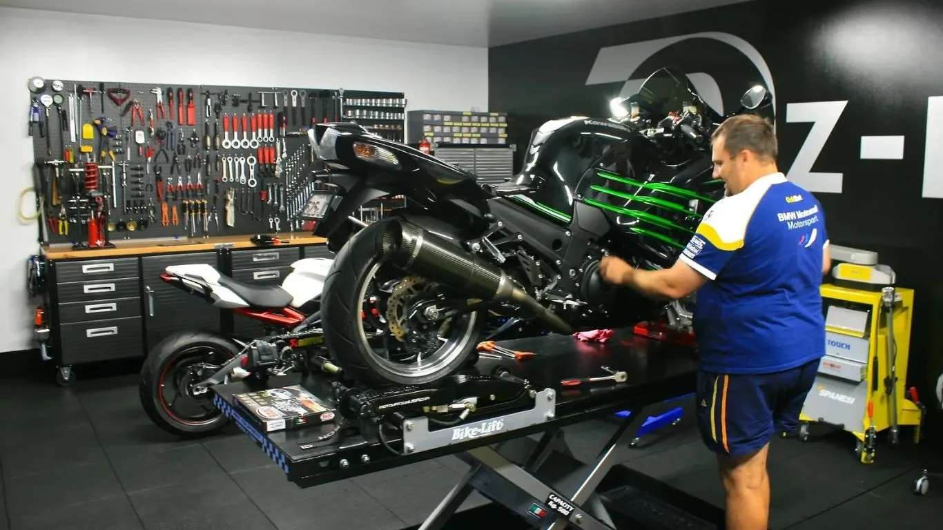 Servicing The Bike