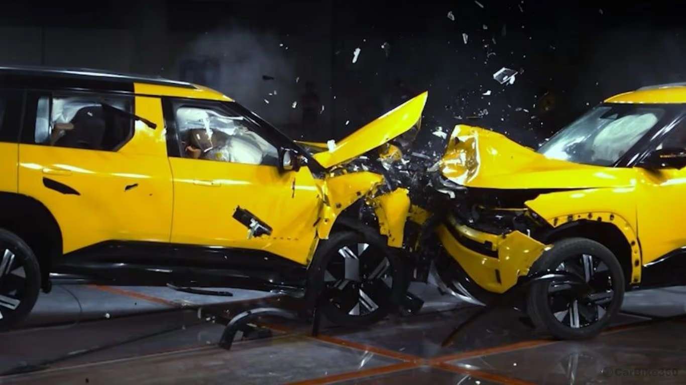Tata Sierra Demonstrated Car-to-Car Collision For The First Time In The Automotive Industry, Setting New Safety Benchmark Audio