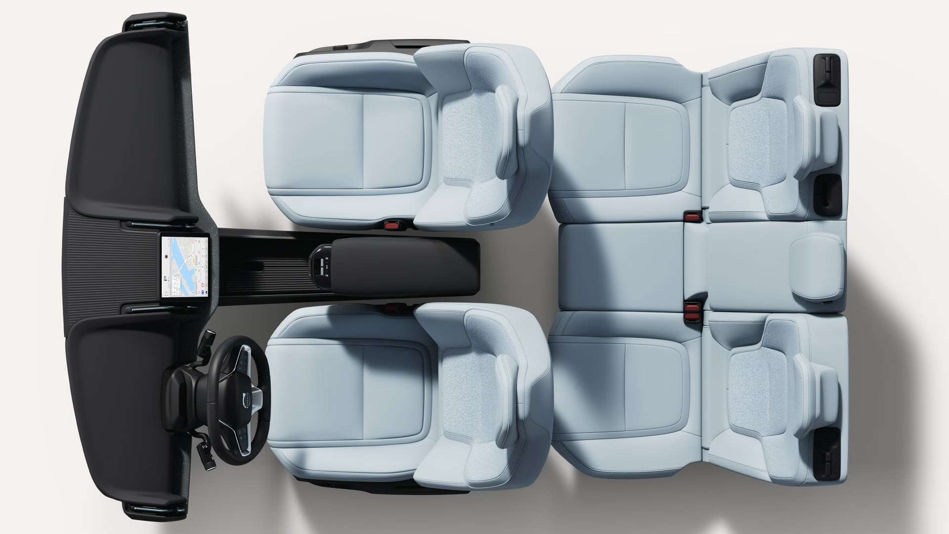 Volvo EX30 Interior View from the top
