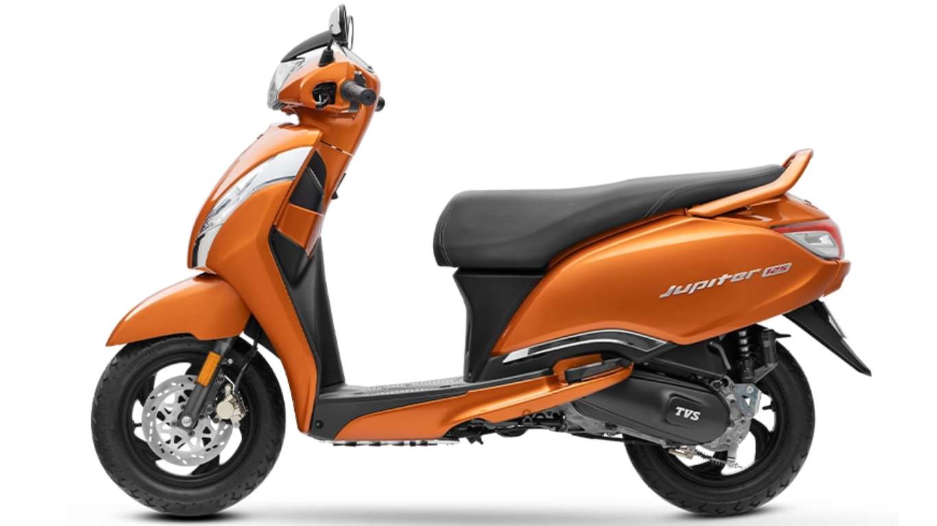 TVS Jupiter 125 Side Profile TVS Jupiter 125 Side Profile