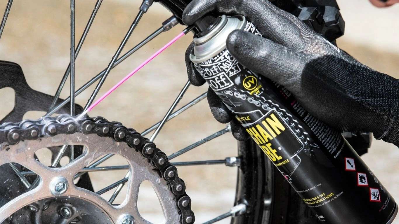 Lubrication of the moving parts indie a bike is a mutt