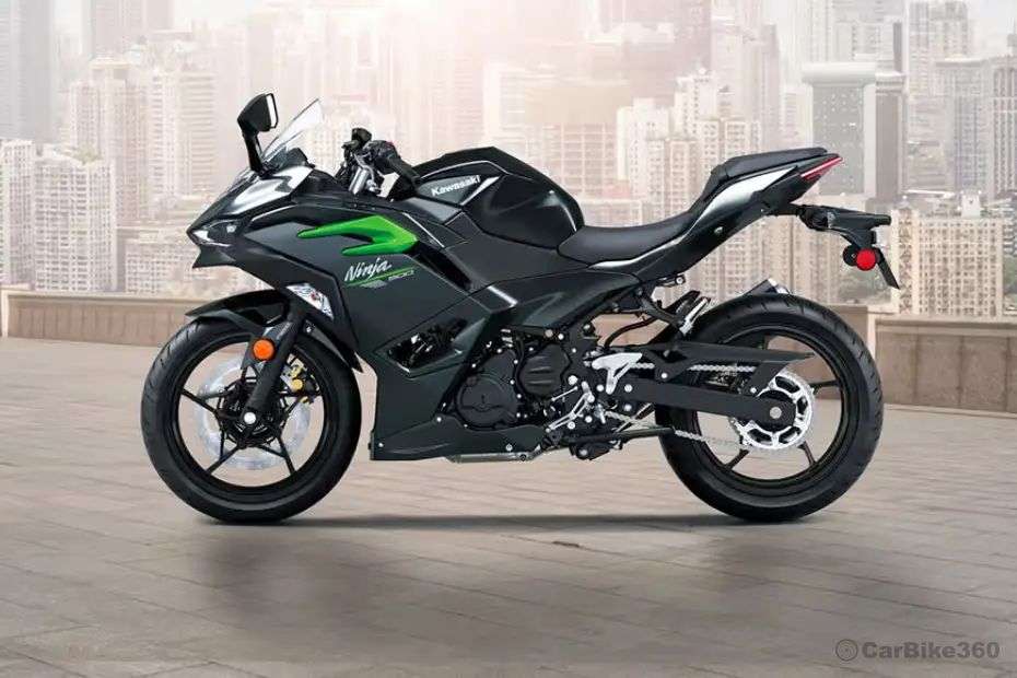 Kawasaki Ninja 500 Left Side View Kawasaki Ninja 500 Left Side View