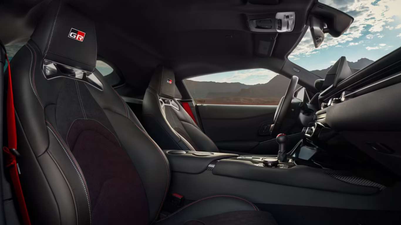 MkV Final Edition interior shown in Black Alcantara® MkV Final Edition interior shown in Black Alcantara®