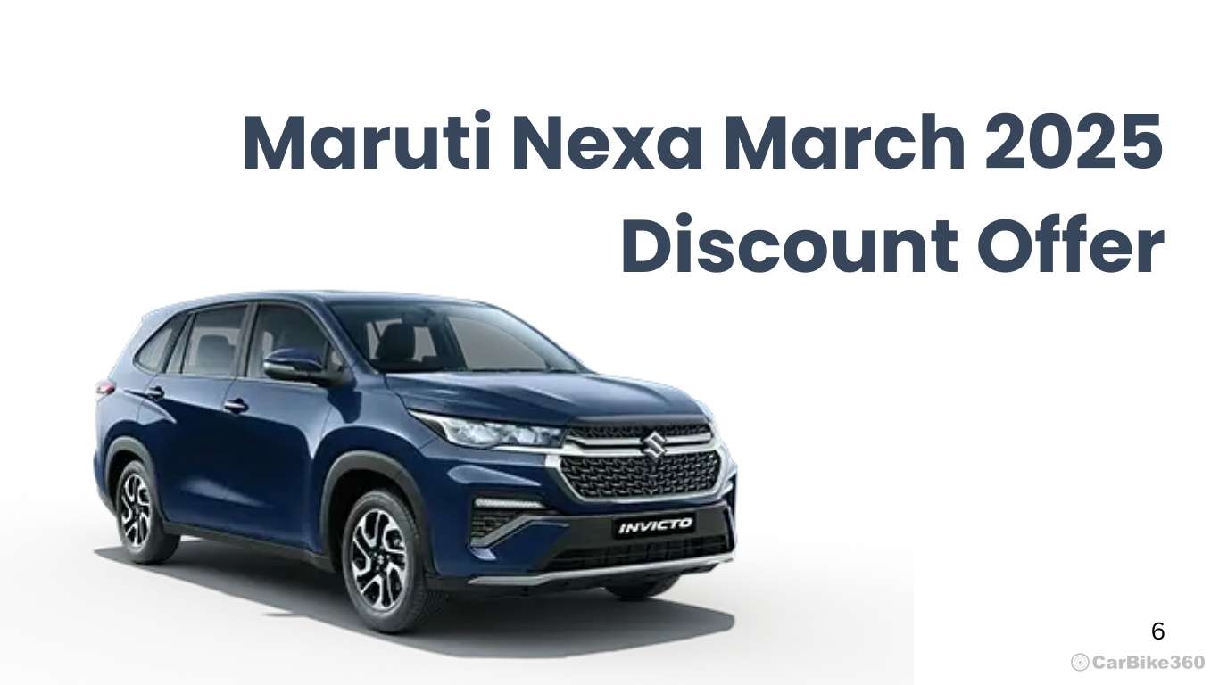 Maruti NEXA March 2025 Discounts: Save Up to ₹1.2 Lakh on Baleno, Grand Vitara & More Maruti NEXA March 2025 Discounts: Save Up to ₹1.2 Lakh on Baleno, Grand Vitara & More