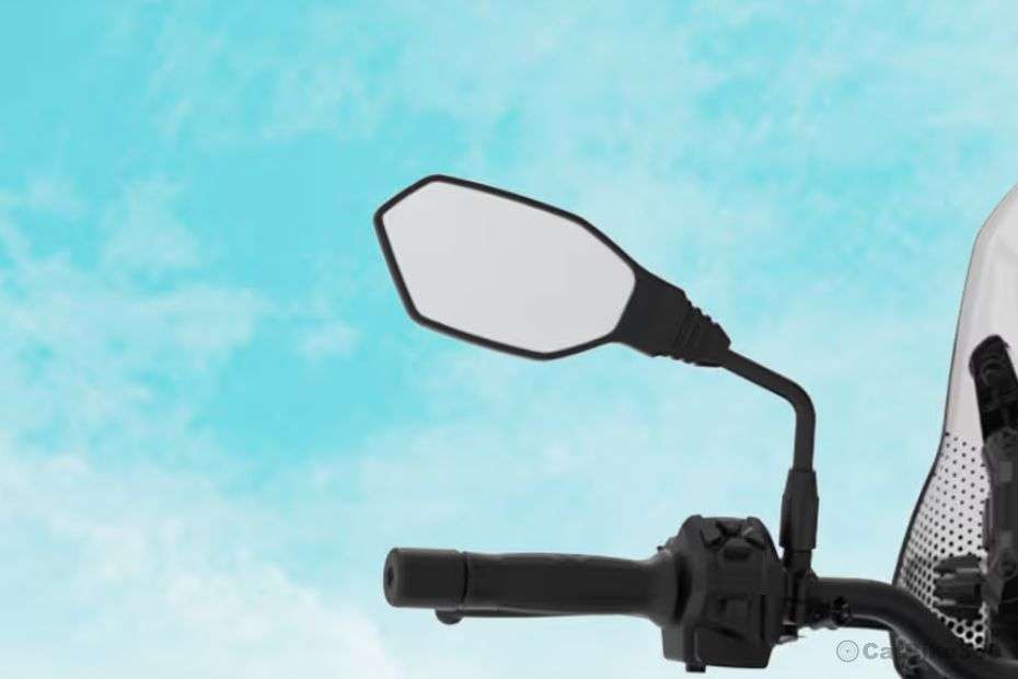 Yezdi Motorcycles Adventure 2025 Rear Mirror View Yezdi Motorcycles Adventure 2025 Rear Mirror View