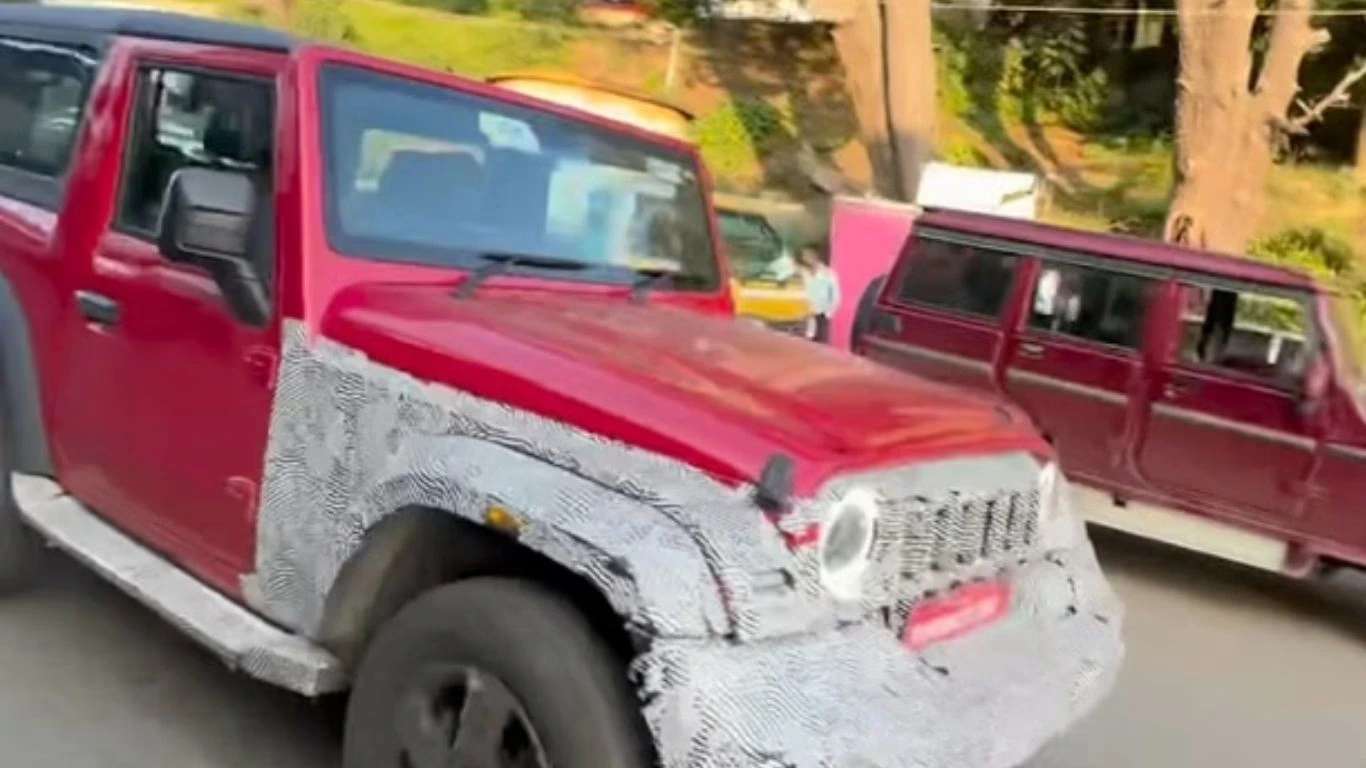2026 Mahindra Thar Facelift spied