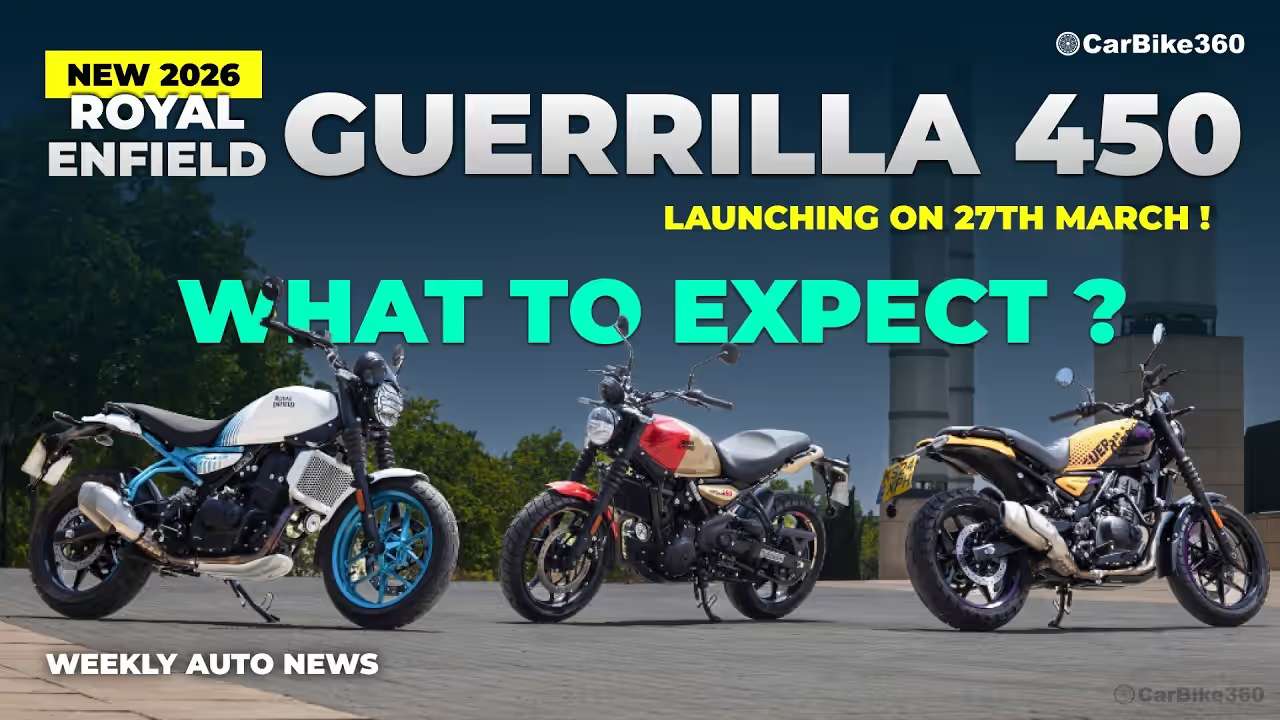 2026 Royal Enfield Guerrilla 450 Launching On 27th March! 2026 Royal Enfield Guerrilla 450 Launching On 27th March!