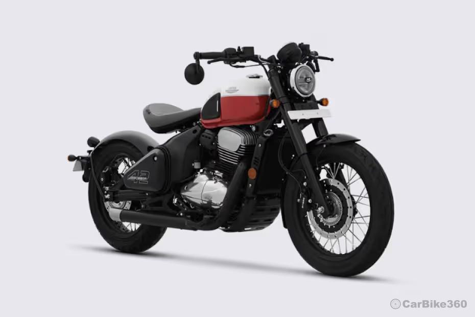 Jawa 42 bobber right front three quarter Jawa 42 bobber right front three quarter