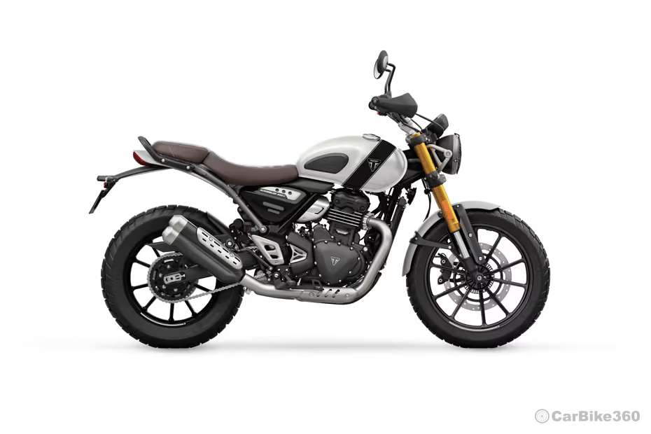 SCRAMBLER 400 X Pearl Metallic White / Phantom Black SCRAMBLER 400 X Pearl Metallic White / Phantom Black