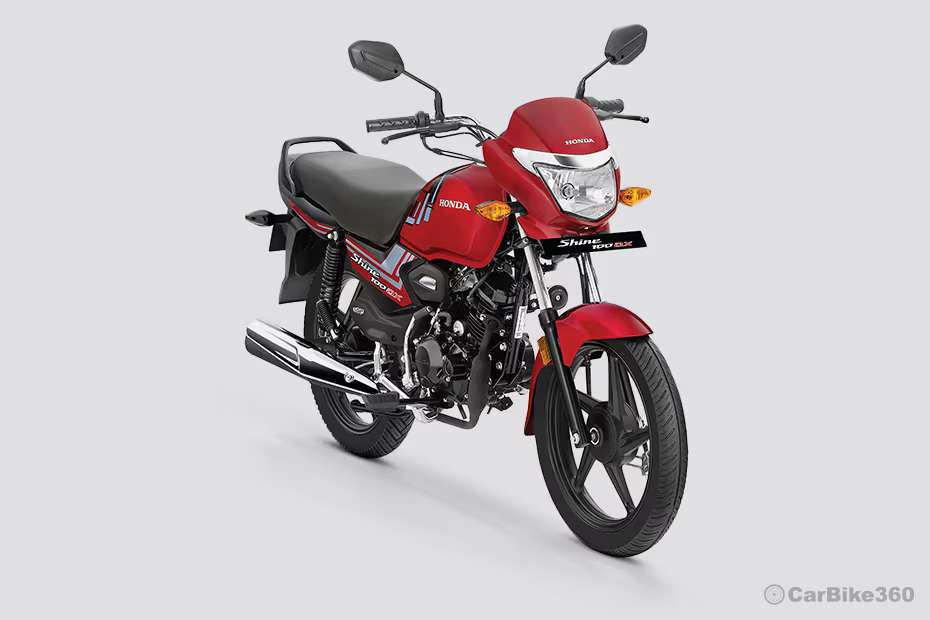 Honda Shine 100 DX Front Right Quarter View Honda Shine 100 DX Front Right Quarter View
