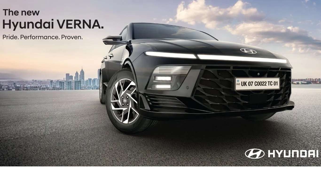 Hyundai Verna front view design